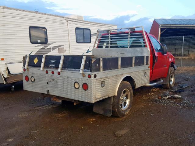 1FTWF31P47EA13580 - 2007 FORD F350 SRW S RED photo 4