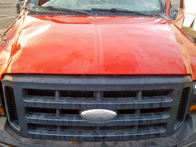 1FTWF31P47EA13580 - 2007 FORD F350 SRW S RED photo 7