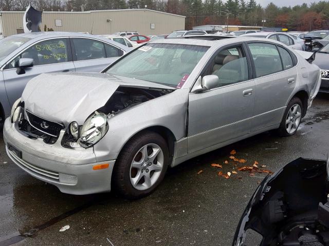 JT8BD69S250207306 - 2005 LEXUS GS 300 SILVER photo 2