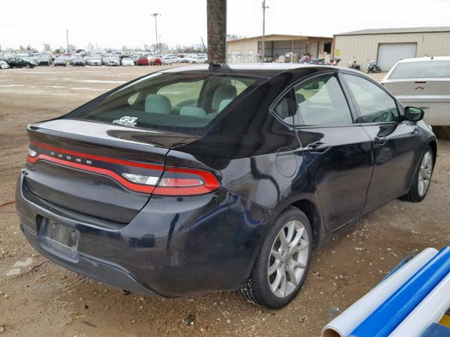 1C3CDFBA7DD188030 - 2013 DODGE DART SXT BLACK photo 4