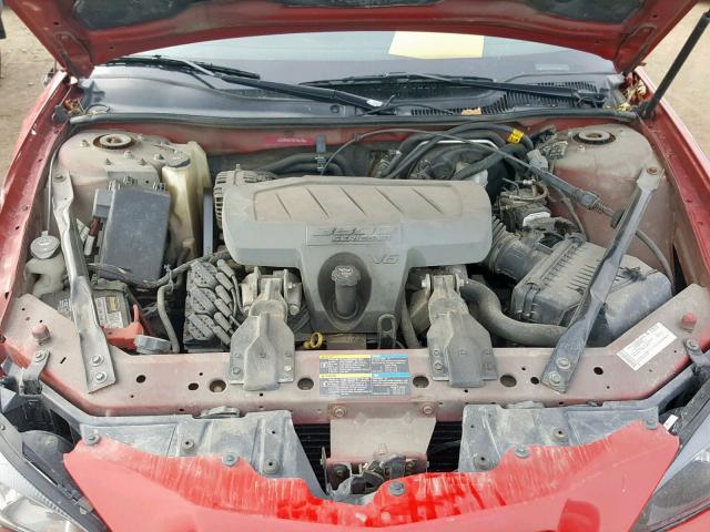 2G2WP552181186780 - 2008 PONTIAC GRAND PRIX RED photo 7