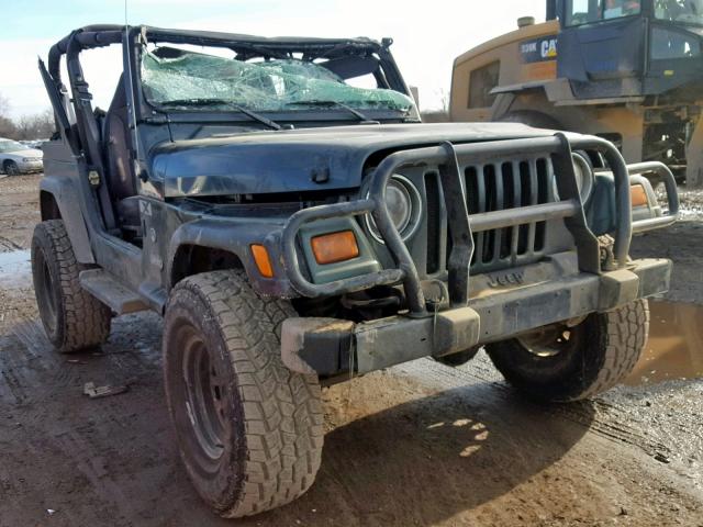 1J4FA39S92P716669 - 2002 JEEP WRANGLER / GREEN photo 1