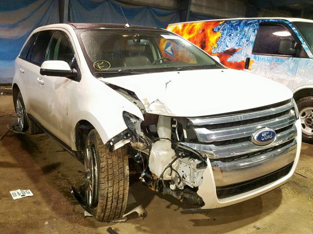 2FMDK4JC2CBA94876 - 2012 FORD EDGE SEL WHITE photo 1