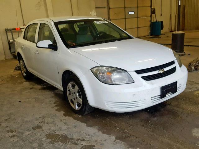 1G1AT58H197159691 - 2009 CHEVROLET COBALT LT WHITE photo 1