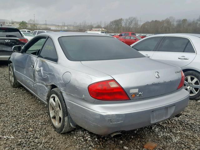 19UYA42691A000830 - 2001 ACURA 3.2CL TYPE SILVER photo 3