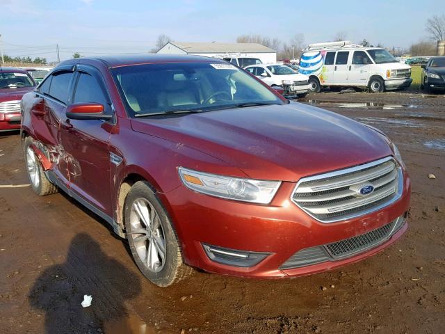 1FAHP2H81EG150739 - 2014 FORD TAURUS SEL RED photo 1