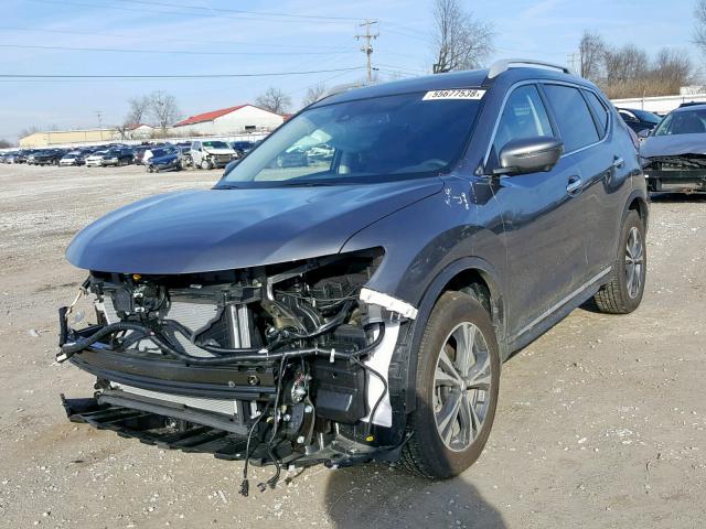 5N1AT2MV6JC851437 - 2018 NISSAN ROGUE SV GRAY photo 2