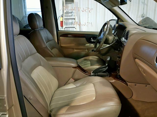 1GKDT13S942278017 - 2004 GMC ENVOY TAN photo 5