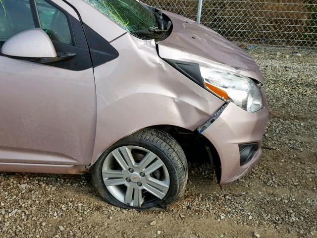 KL8CD6S98DC552018 - 2013 CHEVROLET SPARK 1LT PINK photo 10