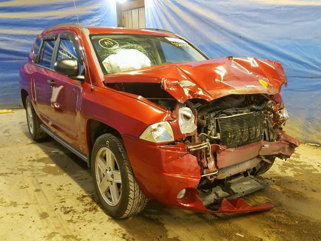 1J8FF47W18D734797 - 2008 JEEP COMPASS SP RED photo 1