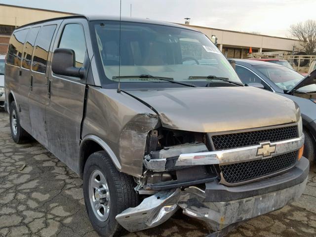 1GNFG15T751162246 - 2005 CHEVROLET EXPRESS G1 GRAY photo 1