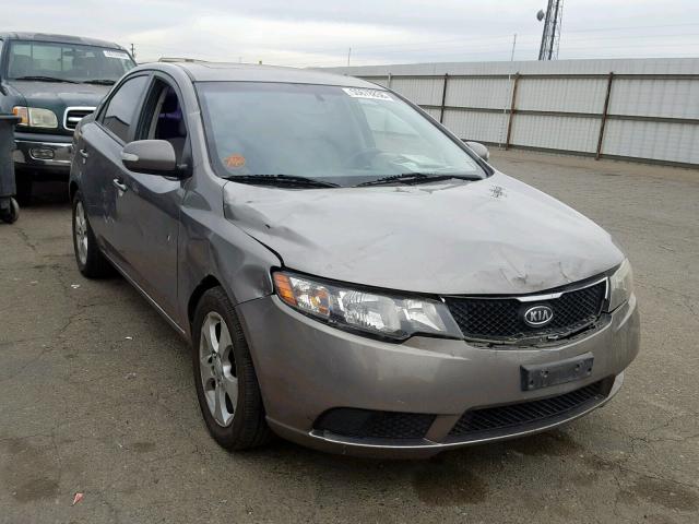 KNAFU4A2XA5295857 - 2010 KIA FORTE EX GRAY photo 1