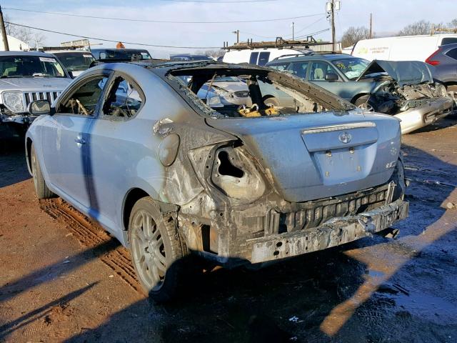 JTKDE167090298505 - 2009 TOYOTA SCION TC ლურჯი ფოტო 3