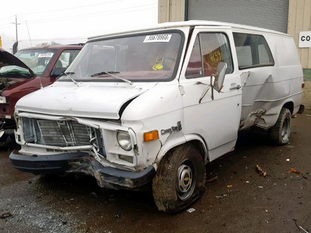 CGL2594119953 - 1979 CHEVROLET VAN WHITE photo 2