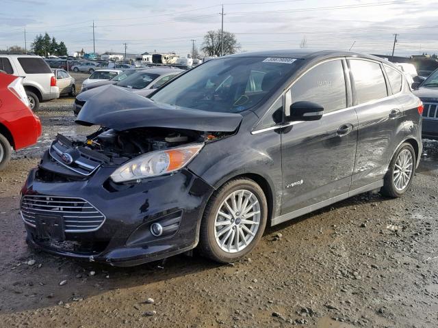 1FADP5BU1GL120740 - 2016 FORD C-MAX SEL BLACK photo 2