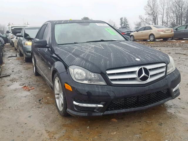 WDDGF4HB5CR208259 - 2012 MERCEDES-BENZ C 250 BLACK photo 1