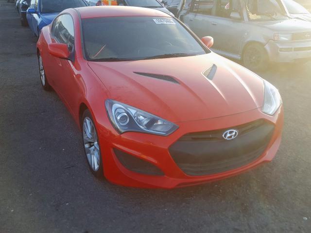 KMHHT6KD3DU105221 - 2013 HYUNDAI GENESIS CO RED photo 1