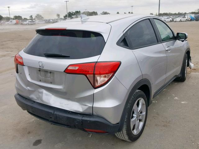 3CZRU5H58GM713643 - 2016 HONDA HR-V EX SILVER photo 4