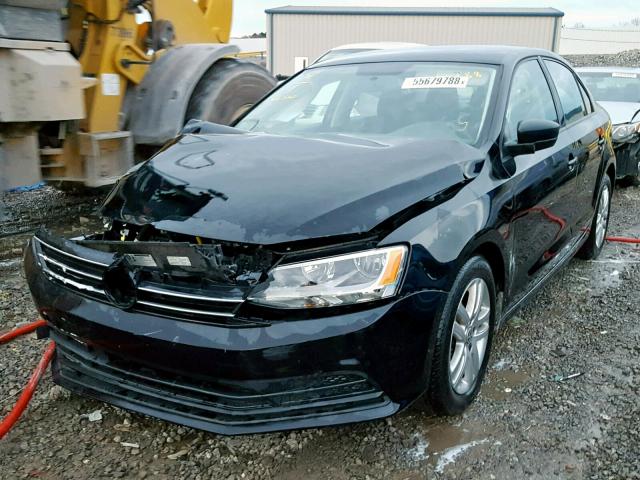 3VW2K7AJ7FM256769 - 2015 VOLKSWAGEN JETTA BASE Սև լուսանկար 2