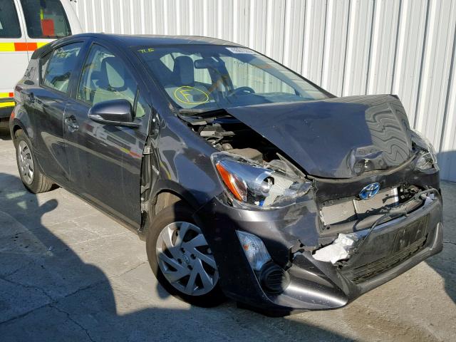 JTDKDTB30F1587339 - 2015 TOYOTA PRIUS C GRAY photo 1