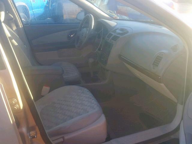 1G1ZT54805F209957 - 2005 CHEVROLET MALIBU LS ოქროსფერი ფოტო 5