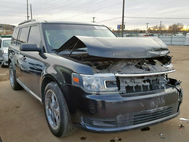 2FMGK5B8XEBD14877 - 2014 FORD FLEX SE BLACK photo 1