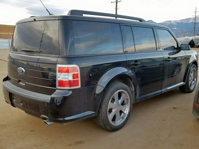 2FMGK5B8XEBD14877 - 2014 FORD FLEX SE BLACK photo 4