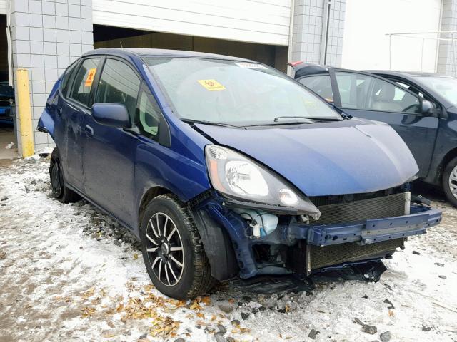 JHMGE8G39CC034874 - 2012 HONDA FIT BLUE photo 1