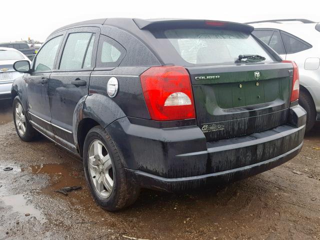 1B3HB48B07D560857 - 2007 DODGE CALIBER SX BLACK photo 3