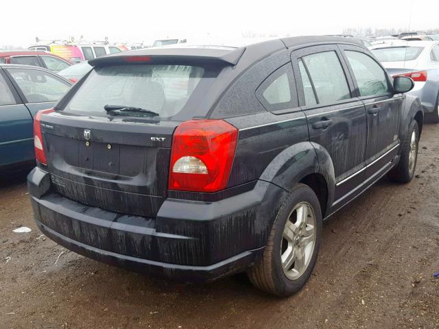 1B3HB48B07D560857 - 2007 DODGE CALIBER SX BLACK photo 4