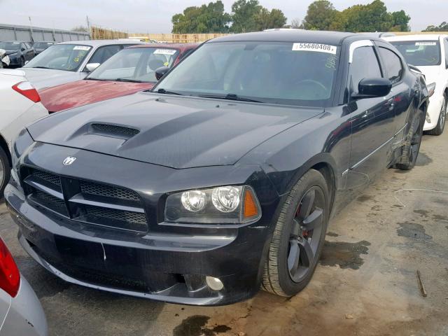 2B3KA73W77H680596 - 2007 DODGE CHARGER SR BLACK photo 2