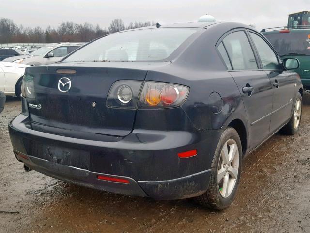 JM1BK324661412155 - 2006 MAZDA 3 S BLACK photo 4