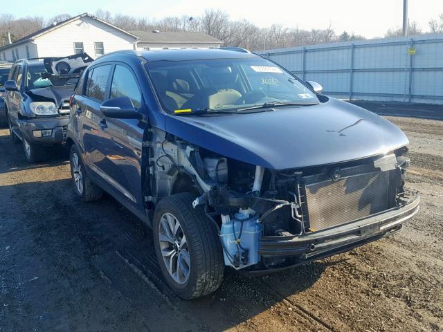 KNDPBCACXE7575563 - 2014 KIA SPORTAGE L BLUE photo 1