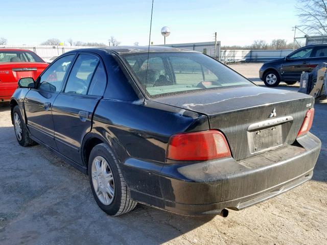 4A3AA36GX3E088261 - 2003 MITSUBISHI GALANT DE BLACK photo 3