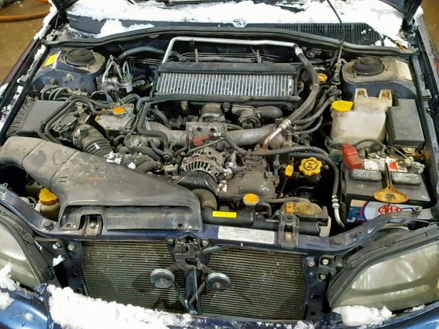 4S4BT63C455106076 - 2005 SUBARU BAJA TURBO BLUE photo 7