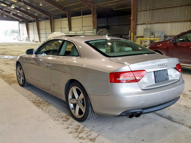 WAUVFAFRXAA071585 - 2010 AUDI A5 PRESTIG SILVER photo 3