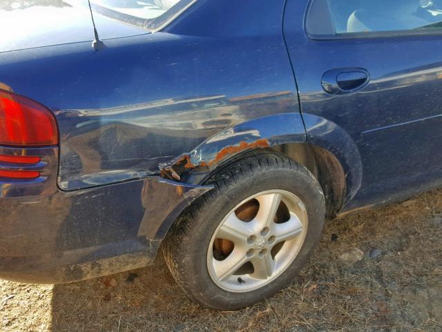 1B3EL46J55N529136 - 2005 DODGE STRATUS SX BLUE photo 9