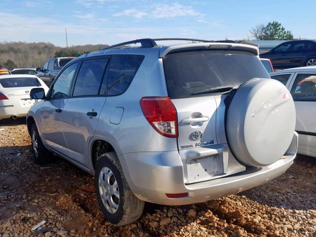 JTMZD33V475042379 - 2007 TOYOTA RAV4 SILVER photo 3