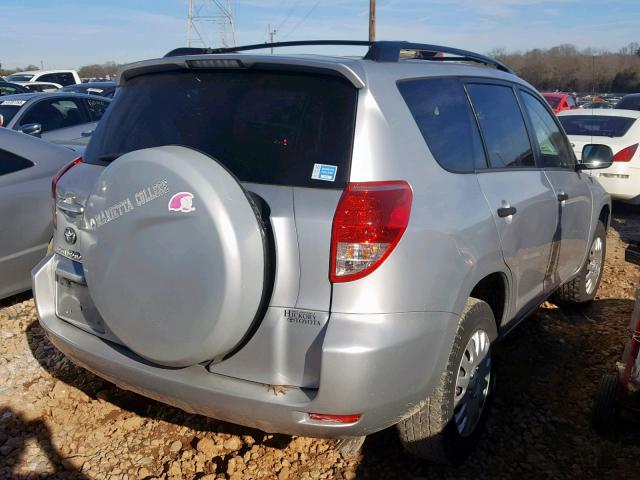 JTMZD33V475042379 - 2007 TOYOTA RAV4 SILVER photo 4