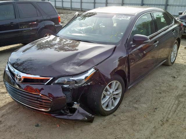 4T1BK1EB2FU150627 - 2015 TOYOTA AVALON XLE BURGUNDY photo 2