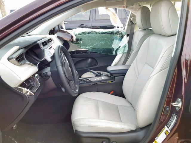 4T1BK1EB2FU150627 - 2015 TOYOTA AVALON XLE BURGUNDY photo 5