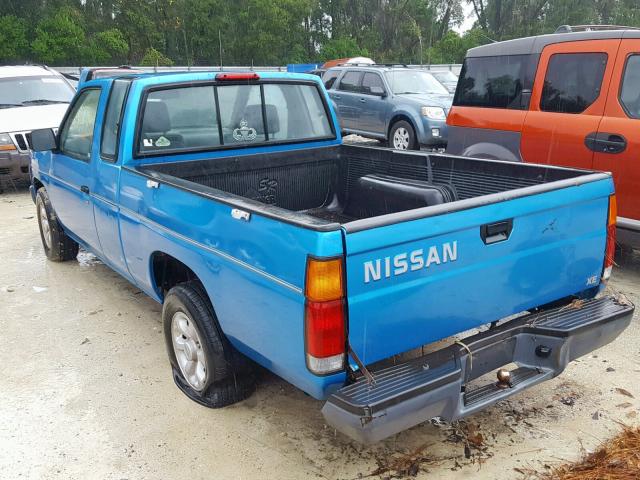 1N6SD16S6VC327078 - 1997 NISSAN TRUCK KING BLUE photo 3