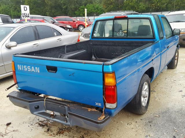 1N6SD16S6VC327078 - 1997 NISSAN TRUCK KING BLUE photo 4