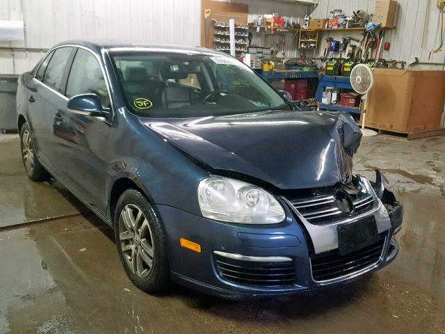 3VWSF71K16M779458 - 2006 VOLKSWAGEN JETTA 2.5 BLUE photo 1