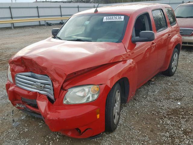 3GNCA13B89S625465 - 2009 CHEVROLET HHR LS RED photo 2