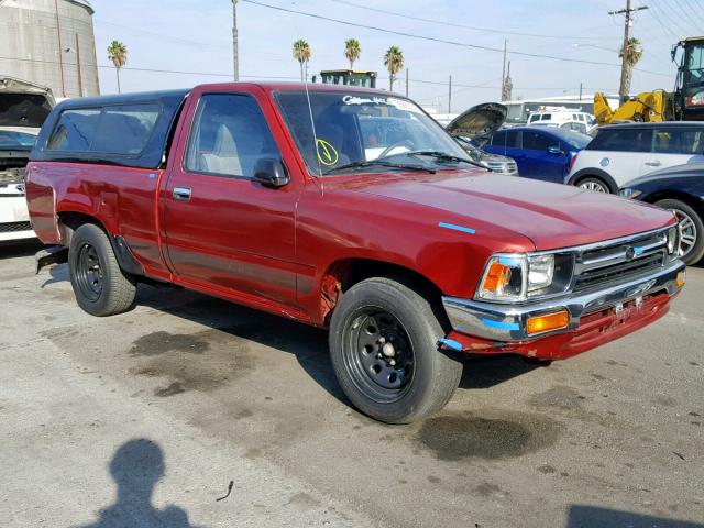 4TARN81AXNZ013125 - 1992 TOYOTA PICKUP 1/2 RED photo 1