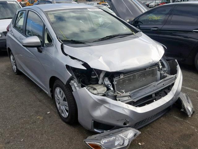 JHMGK5H54GX020399 - 2016 HONDA FIT LX SILVER photo 1