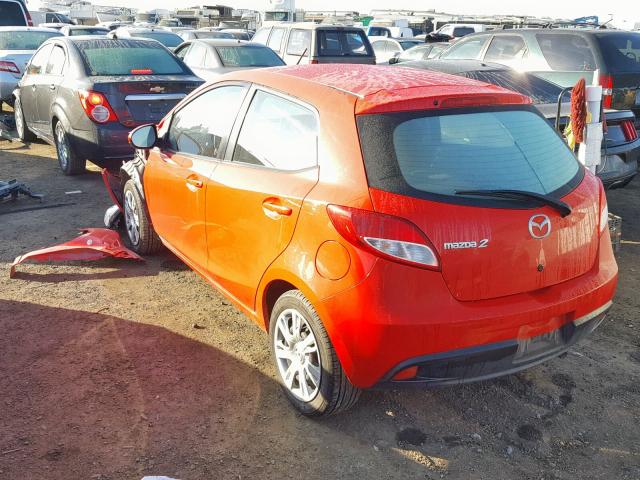 JM1DE1KY8E0180945 - 2014 MAZDA MAZDA2 SPO RED photo 3