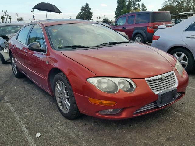 2C3HE66G62H229989 - 2002 CHRYSLER 300M RED photo 1