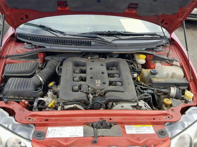 2C3HE66G62H229989 - 2002 CHRYSLER 300M RED photo 7